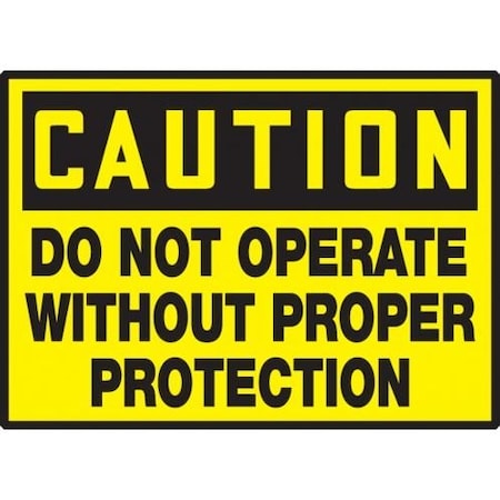 OSHA CAUTION SAFETY LABEL DO NOT LEQM602VSP